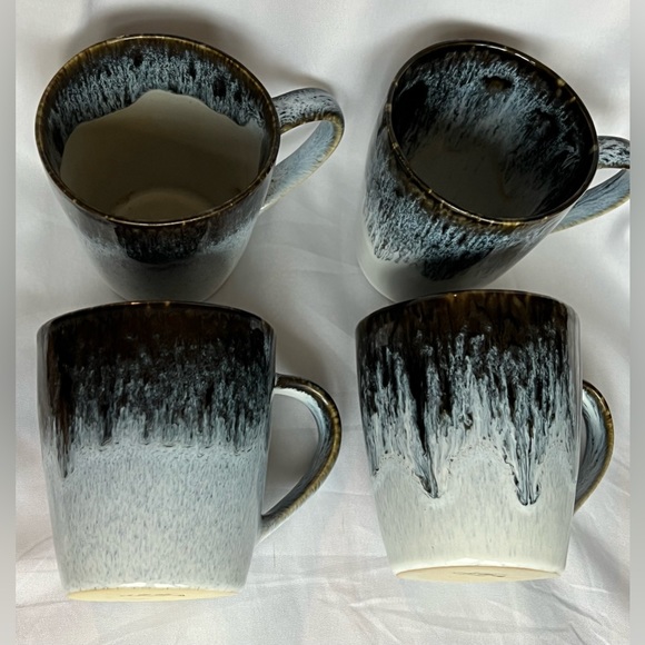 Reactive Glaze Stoneware Mugs Set of Four by West Elm. - Picture 7 of 9